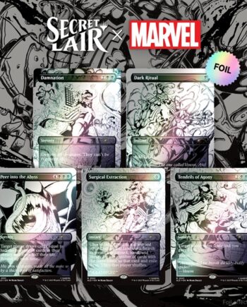 Secret Lair Drop Series  2025 : Marvel   Spider-man Superdrop: Secret Lair   Marvel   Spider-man: Venom Unleashed  Inks   Foil