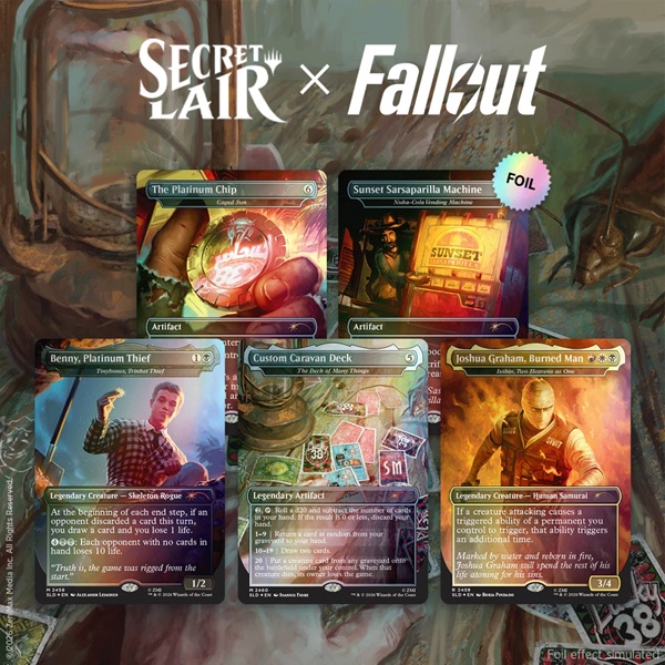Secret Lair Drop Series  2026 : The Rad Superdrop: Secret Lair   Fallout: Welcome To New Vegas 226 128 139   Foil
