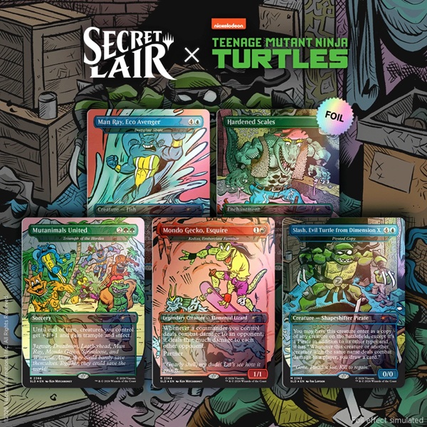 Secret Lair Drop Series  2026 : Totally Tubulair Superdrop: Secret Lair   Teenage Mutant Ninja Turtles: The Mighty Mutanimals  Foil