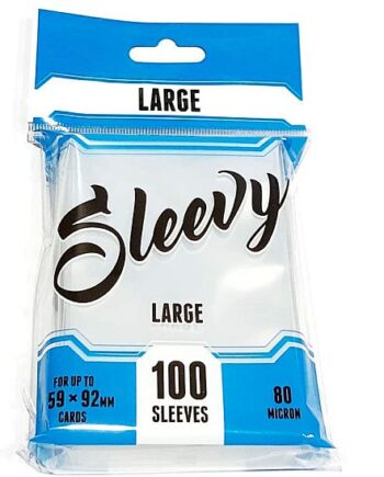 Sleevy Large Sleeves 59x92mm: Clear  Transparent   100 Kortlommer