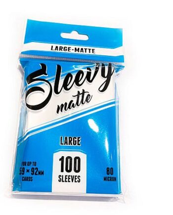 Sleevy Large Sleeves 59x92mm: Matte  100 Kortlommer