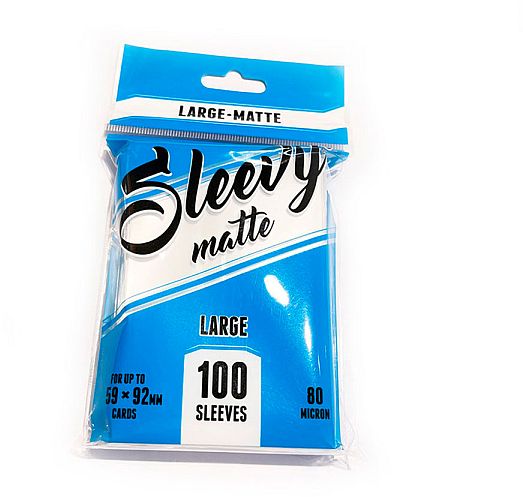 Sleevy Large Sleeves 59x92mm: Matte  100 Kortlommer