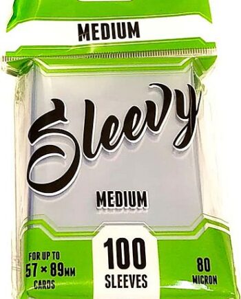 Sleevy Medium Sleeves 57x89mm: Clear  Transparent   100 Kortlommer