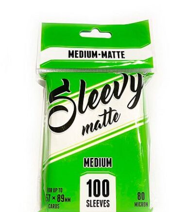Sleevy Medium Sleeves 57x89mm: Matte  100 Kortlommer
