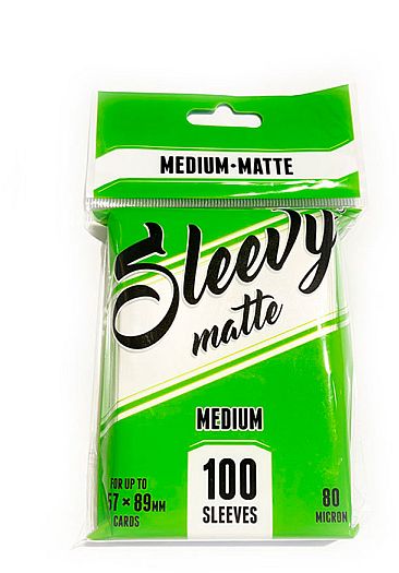 Sleevy Medium Sleeves 57x89mm: Matte  100 Kortlommer