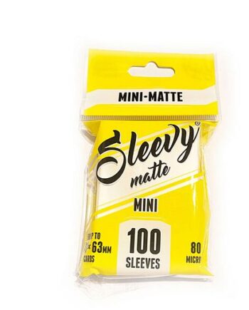 Sleevy Mini Sleeves 41x63mm: Matte  100 Kortlommer