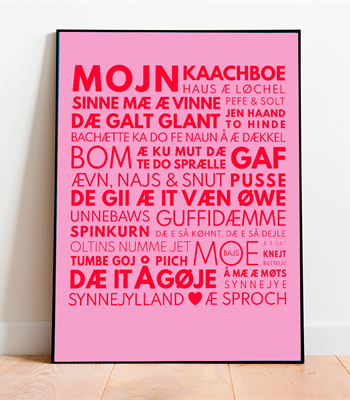 Snak   Sproch Pink Rød