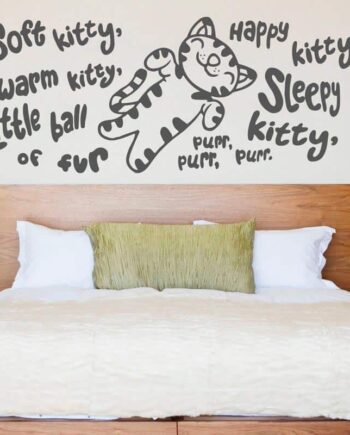 Soft Kitty Wallsticker