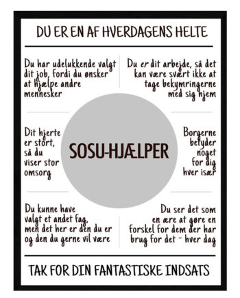 Sosu-hjælper Plakat