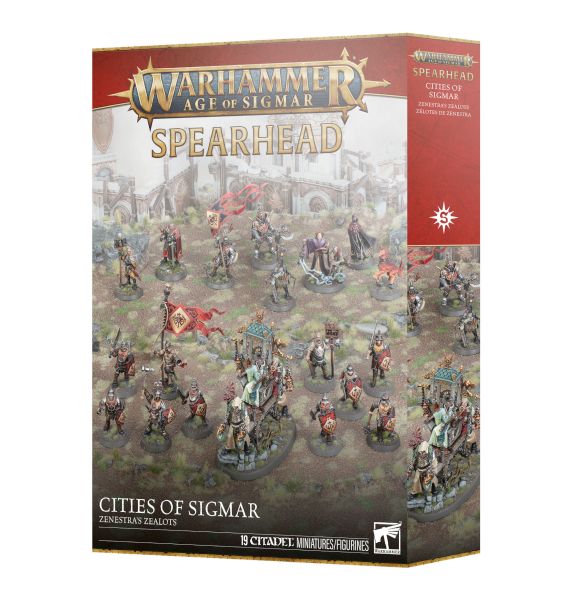 Spearhead: Cities Of Sigmar: Zenestra   Zealots Begynderbox 99120202061