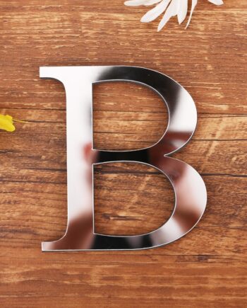 Spejl Bogstav Wallsticker  Unikke Dekorationer Til Dit Hjem  Bogstav:
