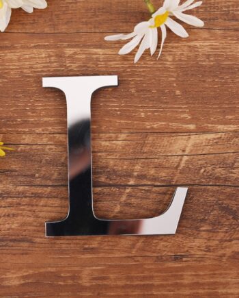 Spejl Bogstav Wallsticker  Unikke Dekorationer Til Dit Hjem  Bogstav: