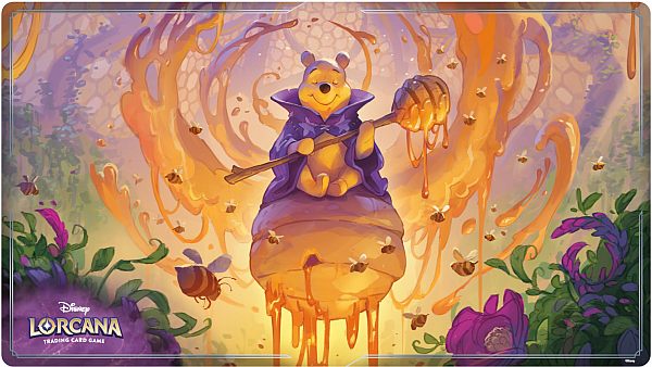 Spillem 195 165 Tte  Playmat  Disney Lorcana Tcg: Set   Rise Of The Floodborn: Winnie The Pooh Hunny Wizard