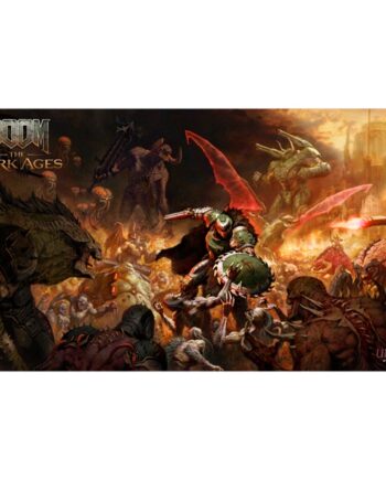 Spillem 195 165 Tte  Playmat  Doom The Dark Ages: Onslaught Ultra Pro  16616