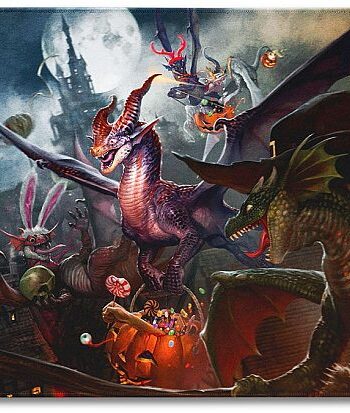 Spillem 195 165 Tte  Playmat  Dragon Shield: Halloween Dragon  2021   At-22565