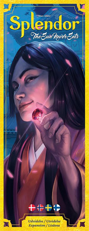 Splendor The Sun Never Sets Expansion  Dansk