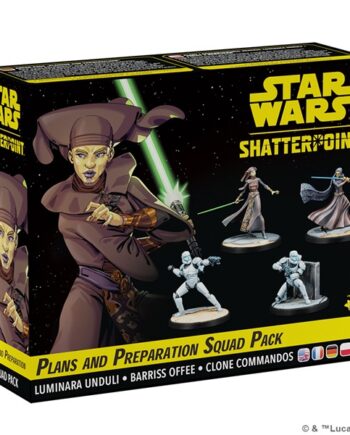 Star Wars: Shatterpoint Plans And Preparation General Luminara Unduli Squad Pack