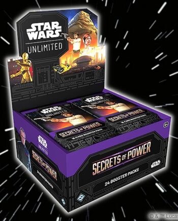 Star Wars: Unlimited Secrets Of Power Booster Display