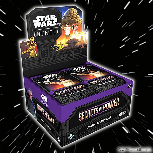 Star Wars: Unlimited Secrets Of Power Booster Display