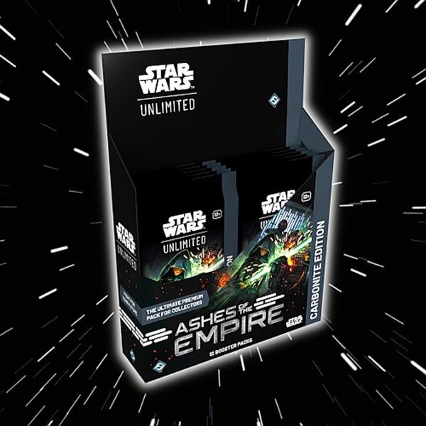 Star Wars: Unlimited Tcg Set  : Ashes Of The Empire Carbonite Booster Display  Box Med 12 Carbonite Packs