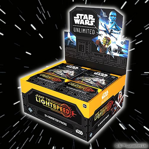 Star Wars: Unlimited Tcg Set  : Jump To Lightspeed Booster Display  Box Med 24 Packs
