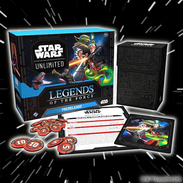 Star Wars: Unlimited Tcg Set  : Legends Of The Force Prerelease Box