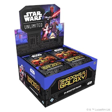 Star Wars: Unlimited Tcg Set  : Shadows Of The Galaxy Booster Display  Box Med 24 Packs