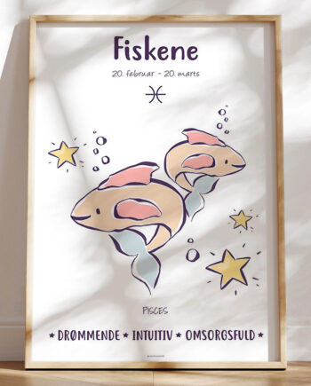 Stjernetegn Plakat Fisk