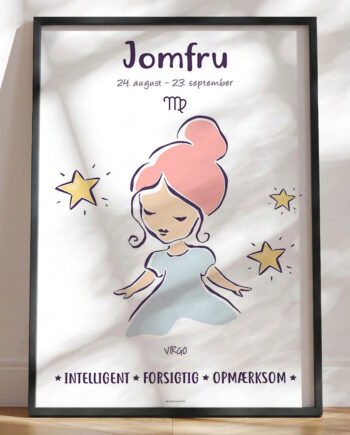 Stjernetegn Plakat Jomfru