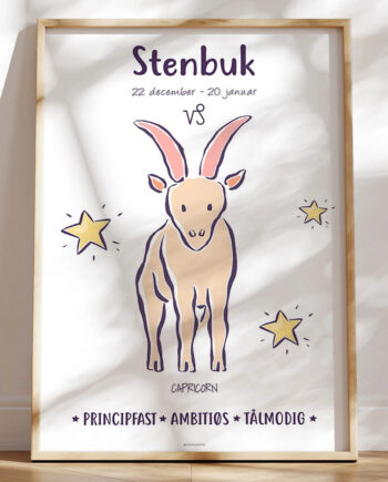 Stjernetegn Plakat Stenbuk