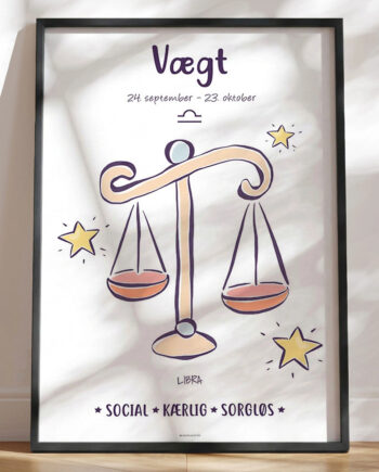 Stjernetegn Plakat Vægt