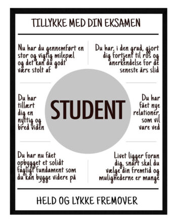Student Citat Plakat