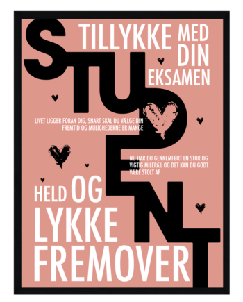 Student Plakat Personlig Plakat