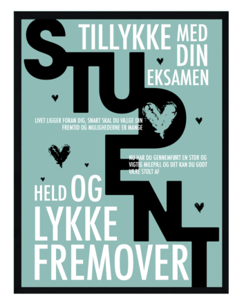Student Plakat Personlig Plakat