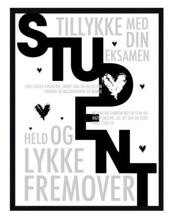 Student Plakat Personlig Plakat
