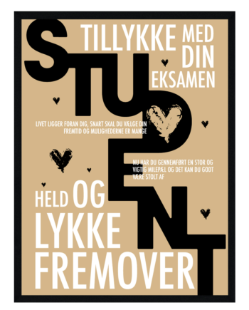 Student Plakat Personlig Plakat