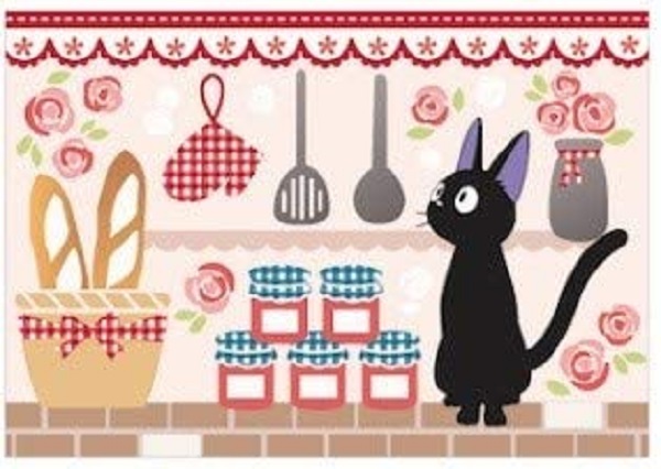 Studio Ghibli Kiki   Delivery Service Table Mat: Jiji Jam