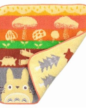 Studio Ghibli My Neighbor Totoro Totoro Mushrooms   Logs Mini Towel 25   25cm