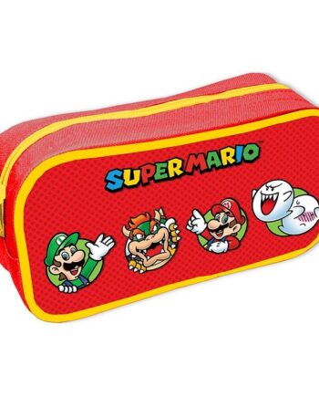 Super Mario Character Circles Pencil Case Penalhus
