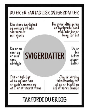 Svigerdatter Plakat