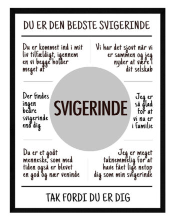 Svigerinde Plakat