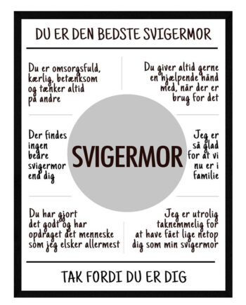 Svigermor Plakat