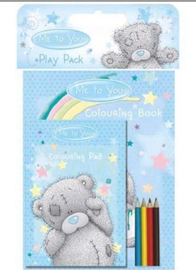 Teddy: Me To You Play Pack Colouring Set  Inkl  Blyanter