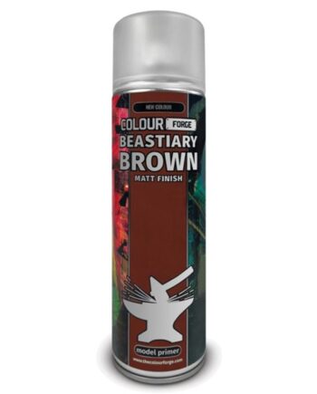 The Colour Forge Spray  Model Primer : Signature Series Beastiary Brown 500ml