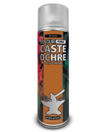 The Colour Forge Spray  Model Primer : Signature Series Caste Ochre 500ml