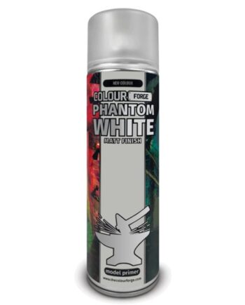 The Colour Forge Spray  Model Primer : Signature Series Phantom White 500ml