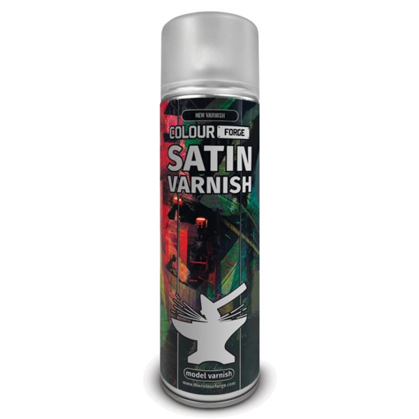 The Colour Forge Spray  Model Primer : Signature Series Satin Varnish 500ml