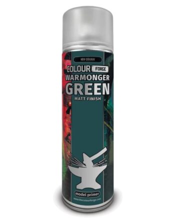 The Colour Forge Spray  Model Primer : Signature Series Warmonger Green 500ml