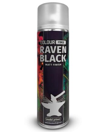 The Colour Forge Spray: Raven Black 500ml