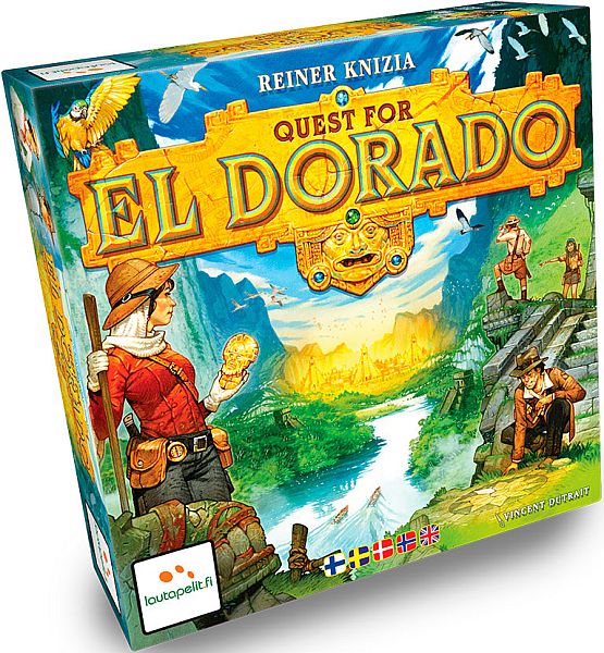The Quest For El Dorado  Lautapelit  Board Game